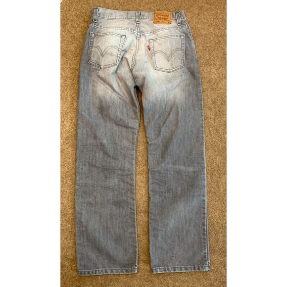 Levis 505 Jeans Womens 14 (27x27) Mid Rise Straight Leg Gray Wash 90s Denim - Picture 2 of 9